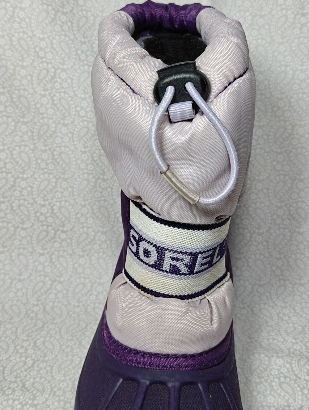 Sorel Youth Cub Insulated Purple Lavender Winter Snow Boots Toddler Girl's 12 - Picture 7 of 11